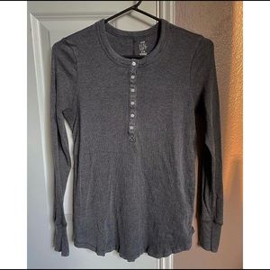 Aerie real soft henley tee